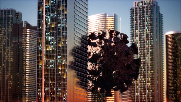 Empty City Caused By Quarantine As a Result of Coronavirus Infection alt