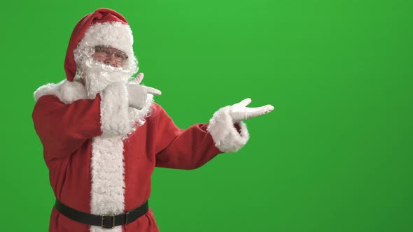 Santa Claus Against Green Screen