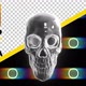 VJ SKULL HEADBANGER LOOP WITH ALPHA - VideoHive Item for Sale