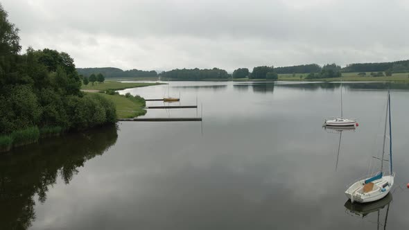 Yacht Club on a beautiful lake in Bavaria