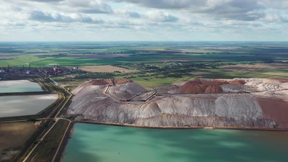 Mountains of Products for the Production of Potash Salt and Artificial Reservoirs