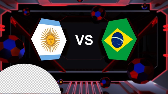 Argentina Vs Brazil Football Vs Card Transition