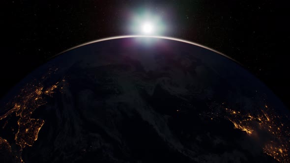 Earth Globe Planet From Space Orbit alt