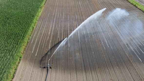 Rainbow Over The Irrigation System