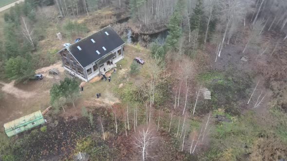 House in forest