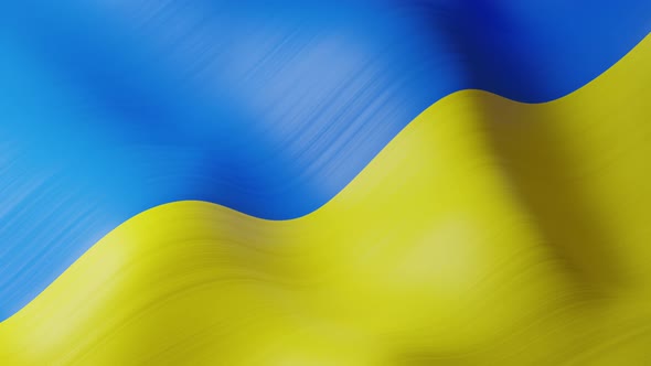 A background of a waving Ukrainian flag