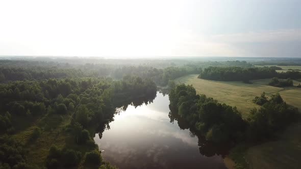 Beautiful Landscape Of Lake Luchinovka 02