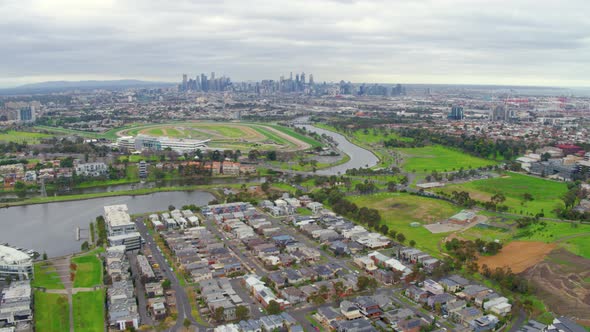 Melbourne City Maribyrnong River