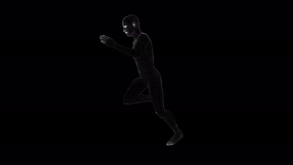 Hologram Human Running alt