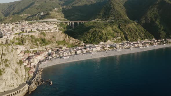 Scilla City in Calabria near the Sea