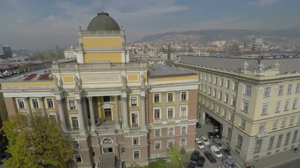 Aerial view of the University of Sarajevo