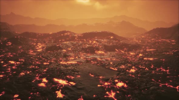 End of the Eruption of the Volcano Tolbachik with Lava Fields