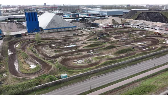 Motorcross Racing Dirt Track