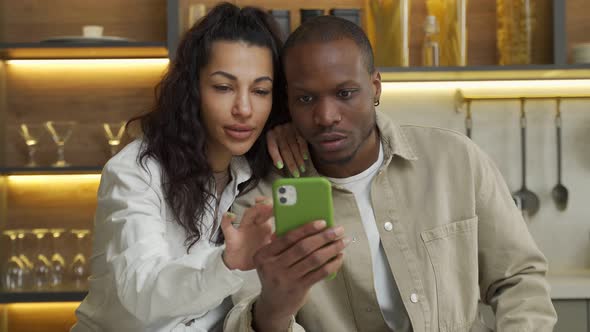 Couple Gets Happy After Checking Results of Competition