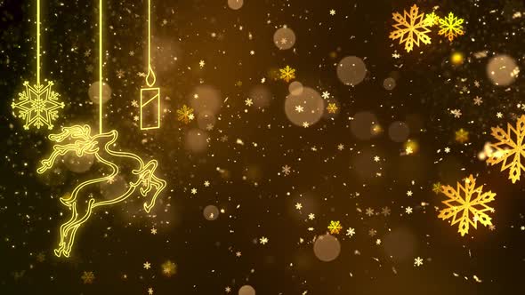 Christmas Ornaments Background 1