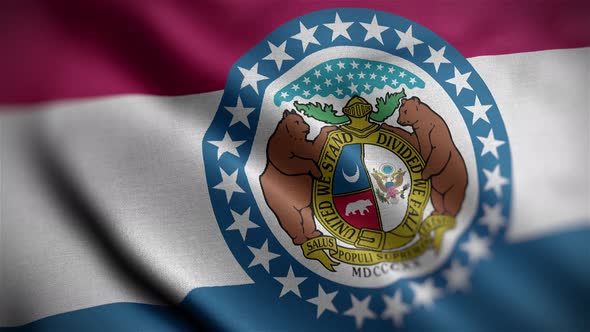 Missouri State Flag Angle