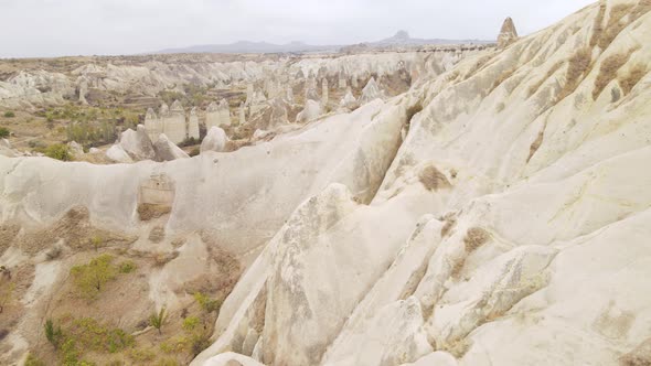 Cappadocia Landscape Aerial View, Turkey, Goreme National Park