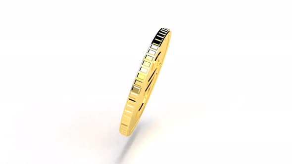 Gold Euro Rotate Concept Finance Business Investment Success Able to Loop Seamless alt