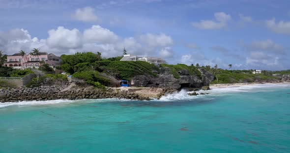 Crane Beach, Barbados Aerial