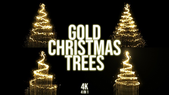 Gold Christmas Tree 