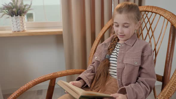 Girl Reading a Book