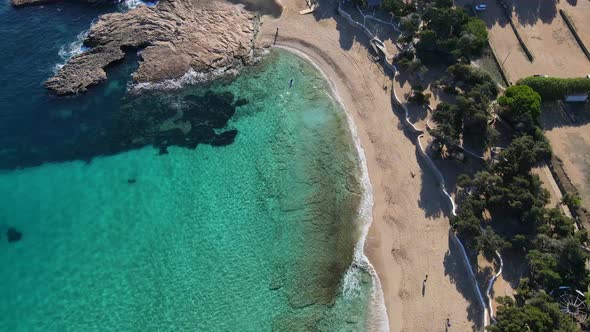 Cala Bassa in Ibiza, Spain