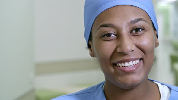 Female Nurse Smiling