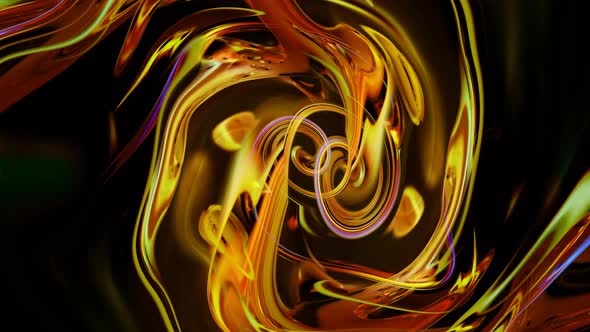 Abstract Glossy Twirl Motion Animated Background