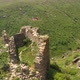 Armenian Flag Waving on the Ancient Hill Fortress Amberd in Armenia Aragats - VideoHive Item for Sale