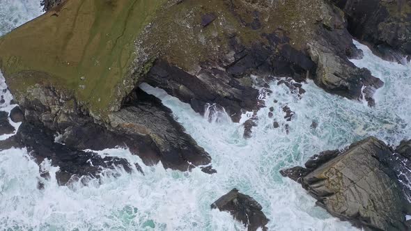 The Amazing Coastline at Port Between Ardara and Glencolumbkille in County Donegal - Ireland