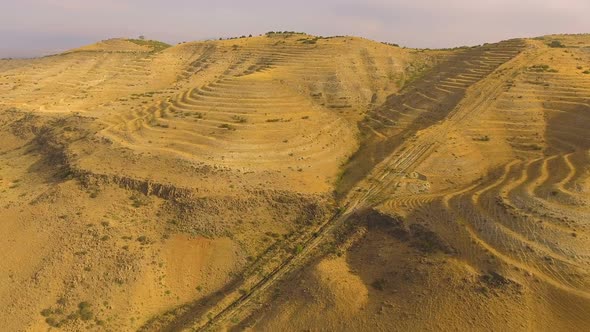 View of Goravan Sand Sanctuary, State Protected Area in Ararat Province, Armenia