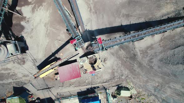 Aerial View of Construction Site