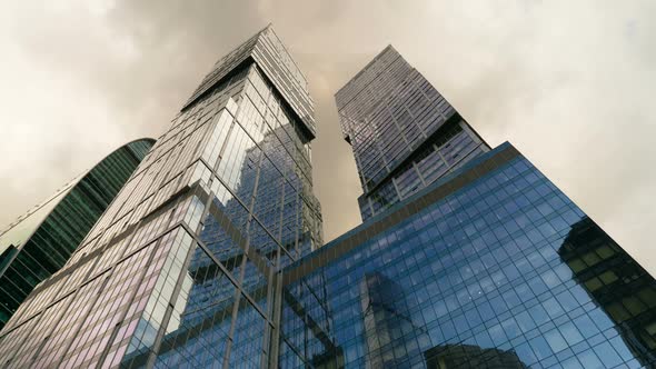 Skyscrapers of Moscow International Business Centre