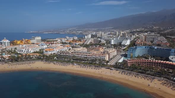 Aerial View of Los Christianos Resort, Tenerife