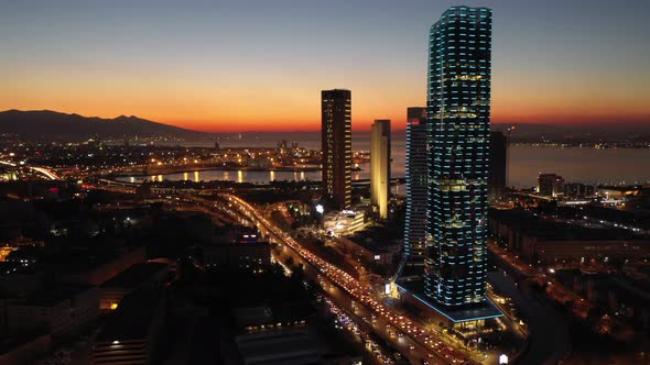 Izmir skyline