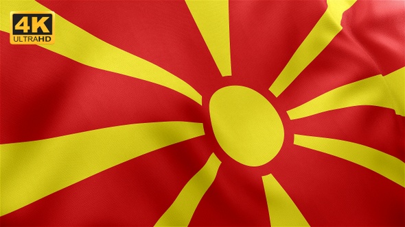 Macedonia Flag - 4K