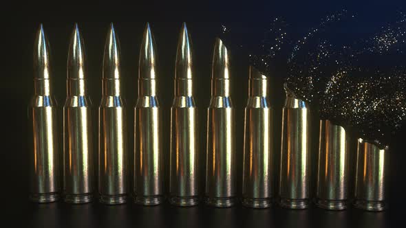 Total Disintegration of Rifle Cartridges