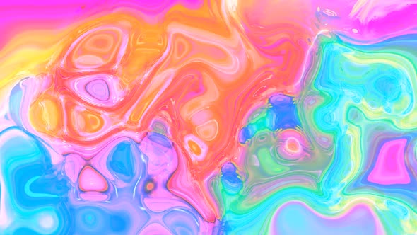 Abstract colorful trendy liquid wave marble background