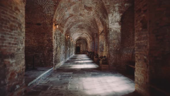 Inside the Charterhouse Norfolk Cloister