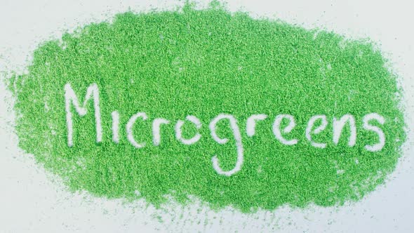 Green Writing   Micro Greens 