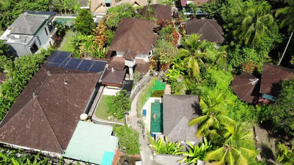 Woman Swimming in a Pool - Villa in Ubud, Bali