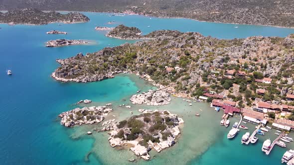 Finike, pier view, Antalya, Turkey