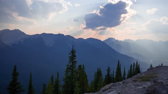 Timelapse of Banff National Park