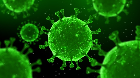 Corona Virus Visualization Background V7