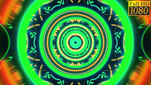 Circles Geometric Background Vj Loops V2