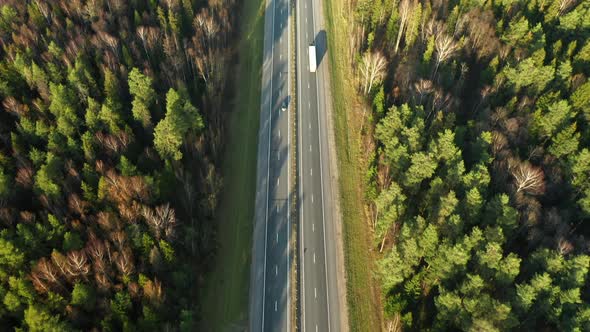 Car Interchange, Russia, Aerial View