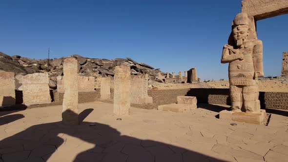 Kalabsha Temple on an island in Nubia next to Lake Nasser, Aswan, Egypt.