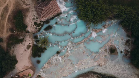 The thermal sulphurous water of Saturnia