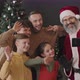 Happy Family Taking Selfie Portrait with Santa - VideoHive Item for Sale