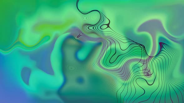 Abstract colorful liquid smooth wavy background